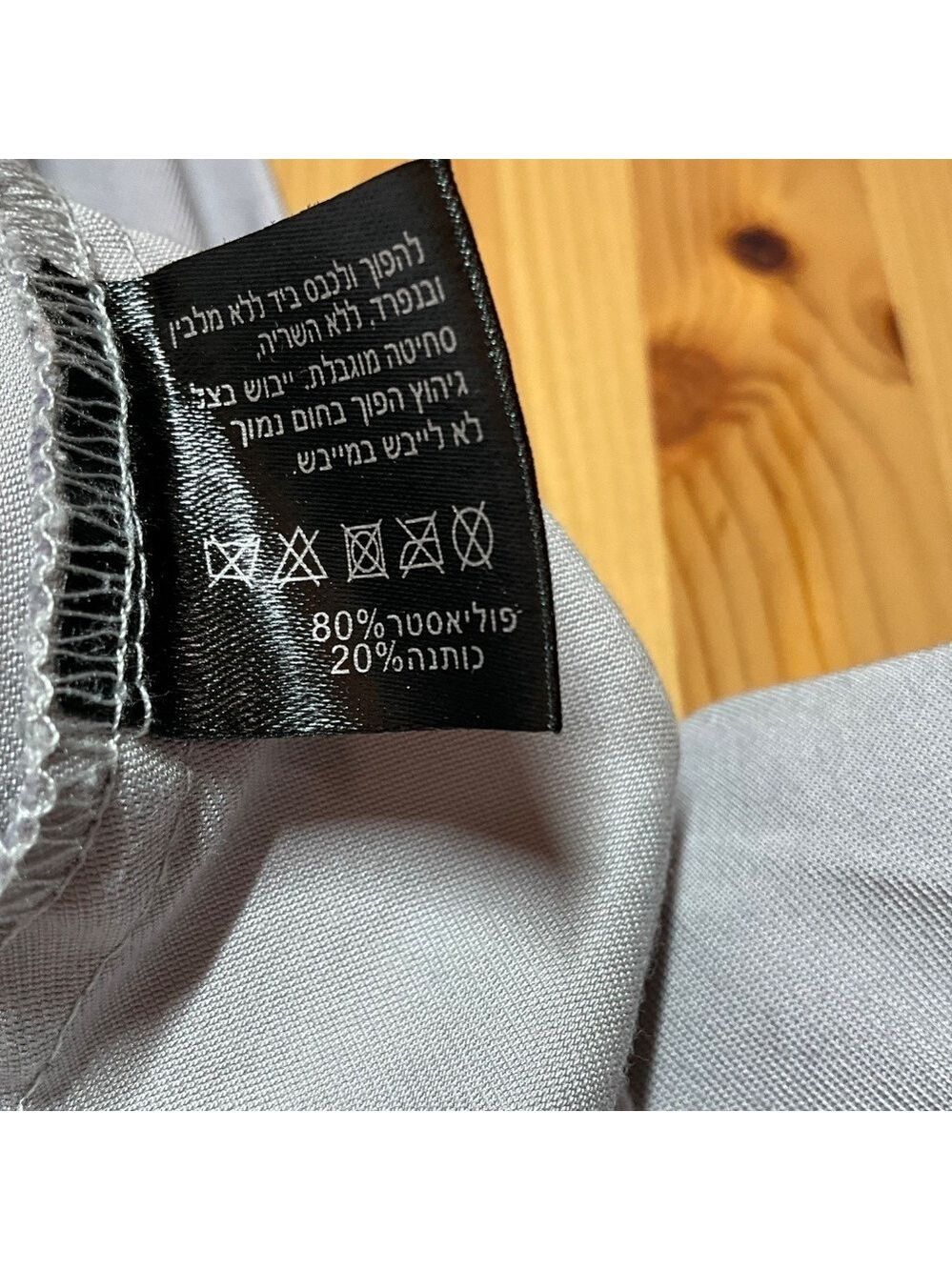 MIA INSPIRATION Cotton Blend Open Back Long Sleeve 1/2 Button Collared Shirt L - Picture 9 of 11